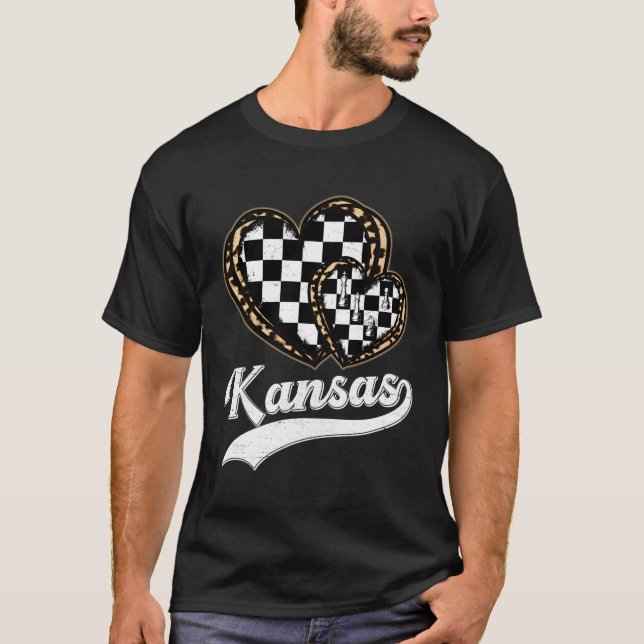 Leopard He Kansas Chess T Shirt (Framsida)