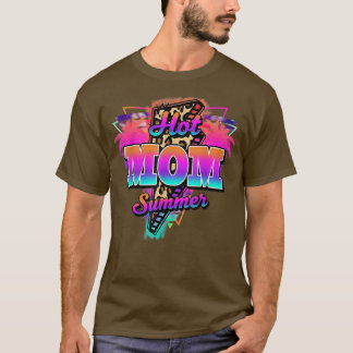 Leopard Hett Mamma Summer, Mor Vacation Beach Summ T Shirt