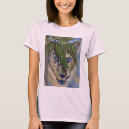 Leopard i Jungle-Redot för att spela.. T Shirt