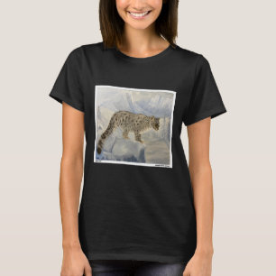 Leopard i Oljemålningen i Snö T Shirt