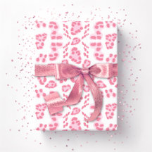 Leopard Ikat i rosa