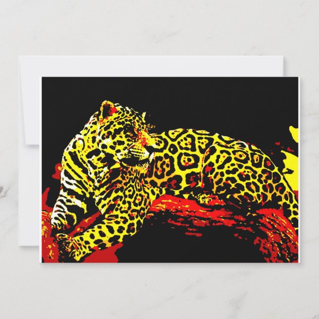 Leopard Inbjudan (Framsida)