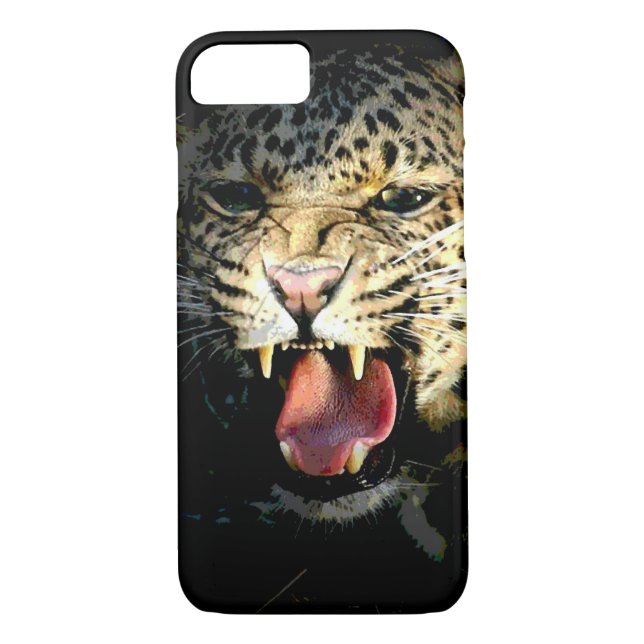Leopard iPhone 7 Fodral Case-Mate iPhone Skal (Baksida)