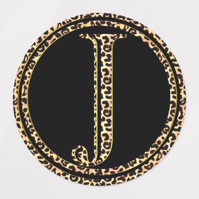 Leopard J Klistermärke (Design 3)