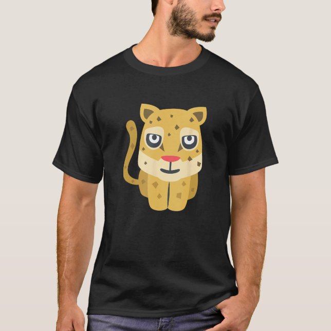 Leopard Jaguar African Leopard Costume T Shirt (Framsida)