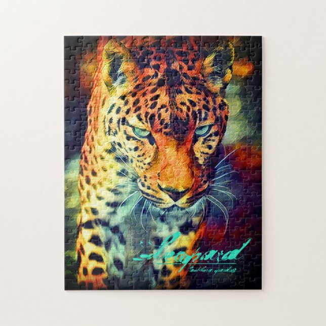 Leopard [Jigszawapuns: 252P] Pussel (Vertikal)