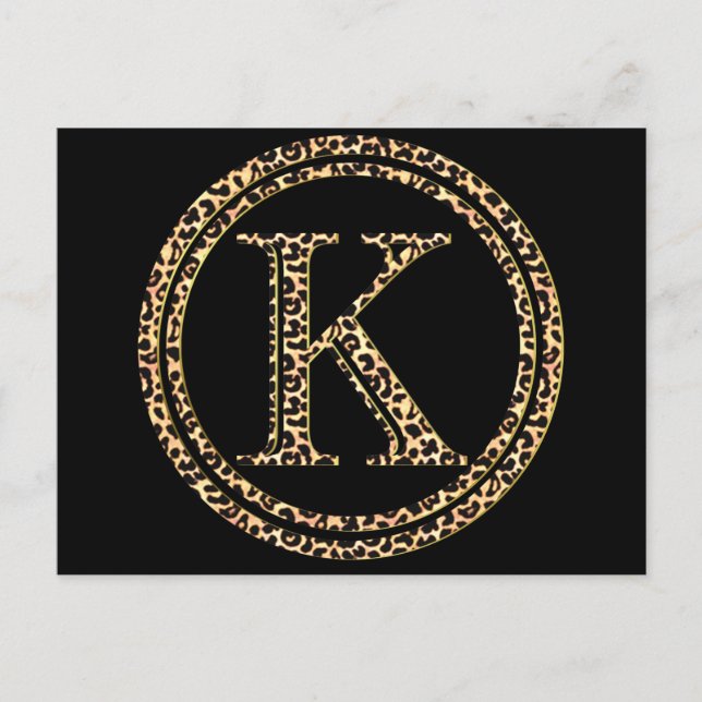 Leopard K Vykort (Framsida)