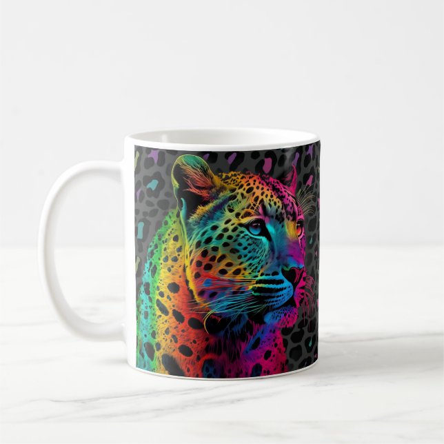 Leopard Kaffemugg (Vänster)