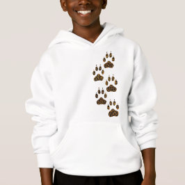 Leopard kalls klospår asymmetrisk katt t shirt
