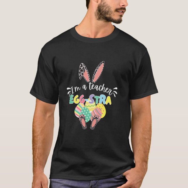 Leopard Kanin Påsk Lärare Ägg Stra Klassrum Ägg T Shirt (Framsida)