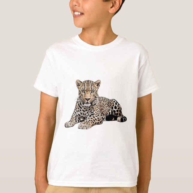 Leopard Kid T-shirt (Framsida)