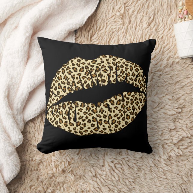 Leopard Kiss Kudde (Filt)