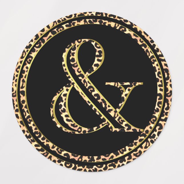 Leopard & klistermärke (Design 3)