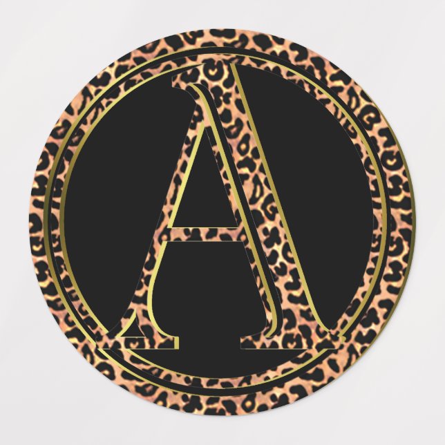 Leopard Klistermärke (Design 3)