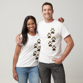 Leopard klor spår asymmetrisk katt t shirt