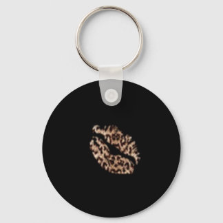 Leopard Läppar Keychain Nyckelring