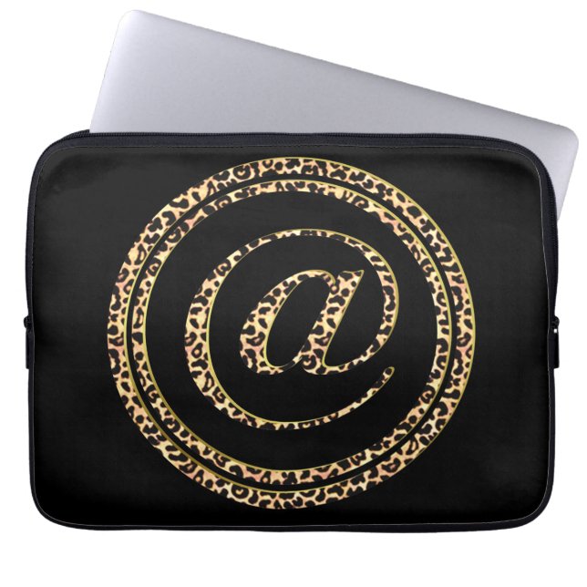 Leopard @ laptop fodral (Framsidan)