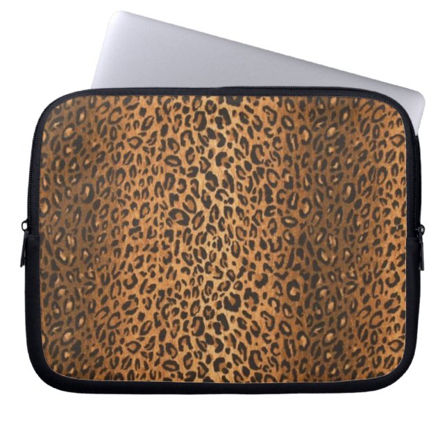 Leopard Laptop fodral (Framsidan)