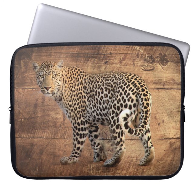 Leopard Laptop Fodral (Framsidan)