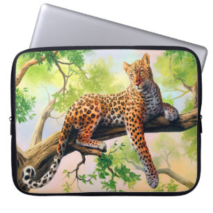 Leopard Laptop Fodral