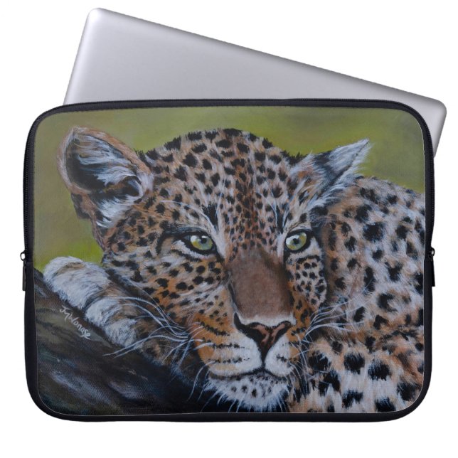 Leopard Laptop Fodral (Framsidan)