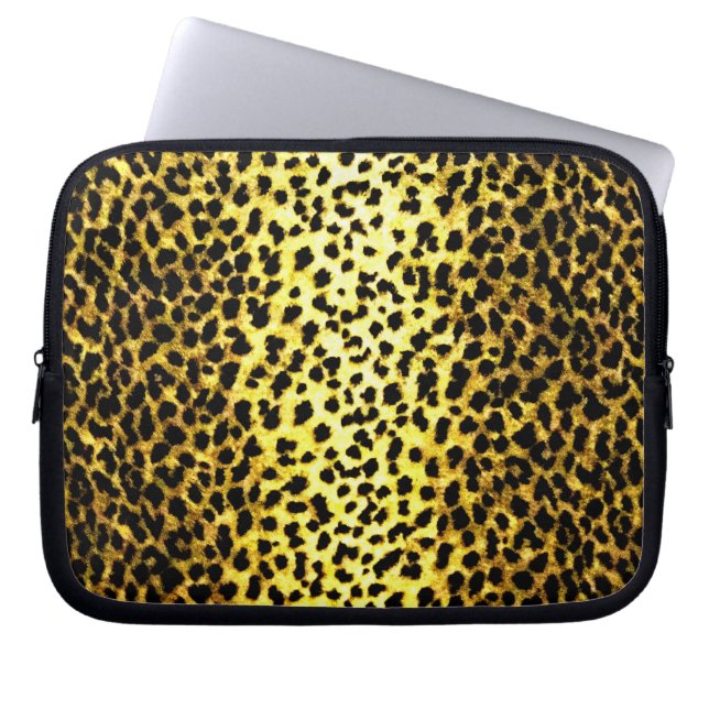 Leopard Laptop Sleeve (Framsidan)
