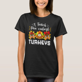 Leopard Lärare Tacksgiving Jag Undervisar De Sötas T Shirt