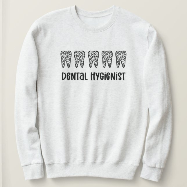 Leopard-leopard för tandläkare Skriv ut tjud T Shirt (Design framsida)