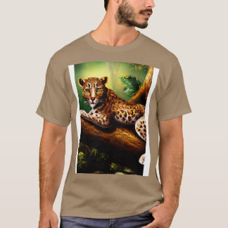 Leopard ljuger på Träd 1 T Shirt