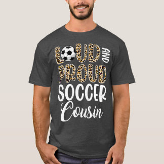 Leopard Loud Proud American Cousin Family T Shirt