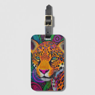 Leopard Luminous Bagagebricka