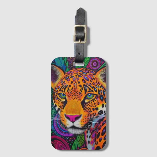 Leopard Luminous  Bagagebricka (Framsida vertikal)