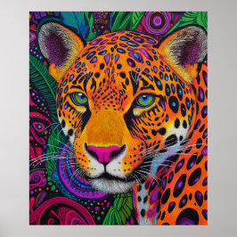 Leopard Luminous Poster