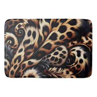 Leopard Luxe: Vila med Brerce Stil Badrumsmatta