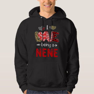 Leopard Lycklig Mors dag I Kärlek, som är en Nene- Hoodie