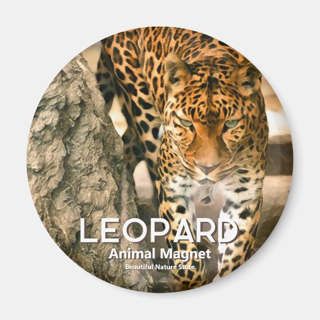 Leopard Magnet (Framsidan)