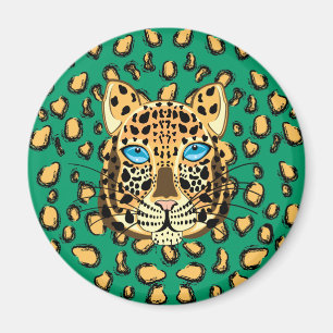 Leopard Magnet