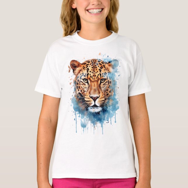 Leopard Majesty T Shirt (Framsida)
