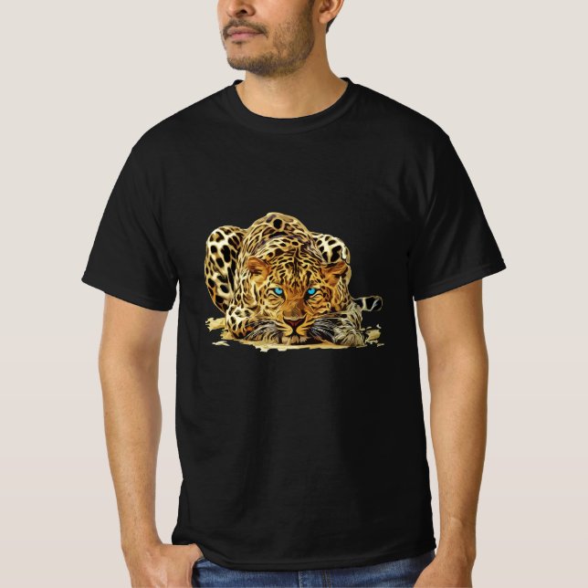 Leopard Manar appart-Shirt T Shirt (Framsida)