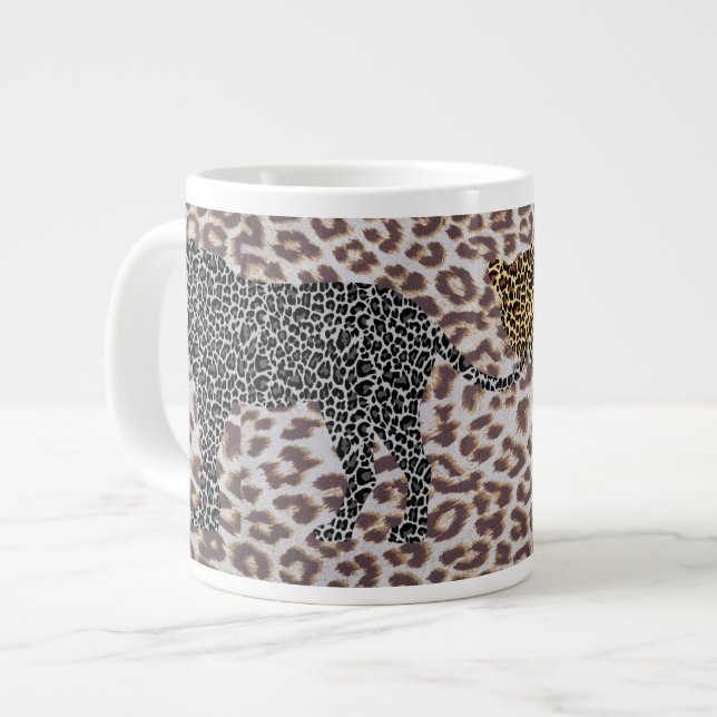 Leopard mania jumbo mugg (Framsida vänster)
