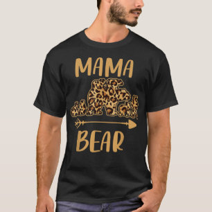 Leopard Matching Family Outfits, Finny Mamma Bear T Shirt