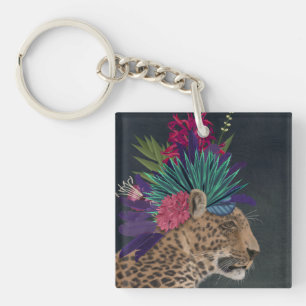 Leopard med Tropiskt hörlstycke