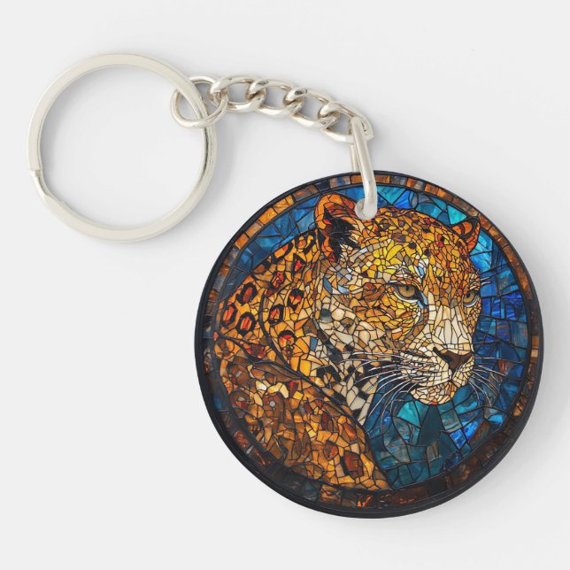 Leopard med varma och svala toner (Framsidan)