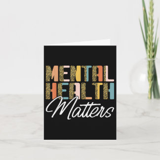 Leopard Mental Health S Human Brain Sjukdom Awaren Kort