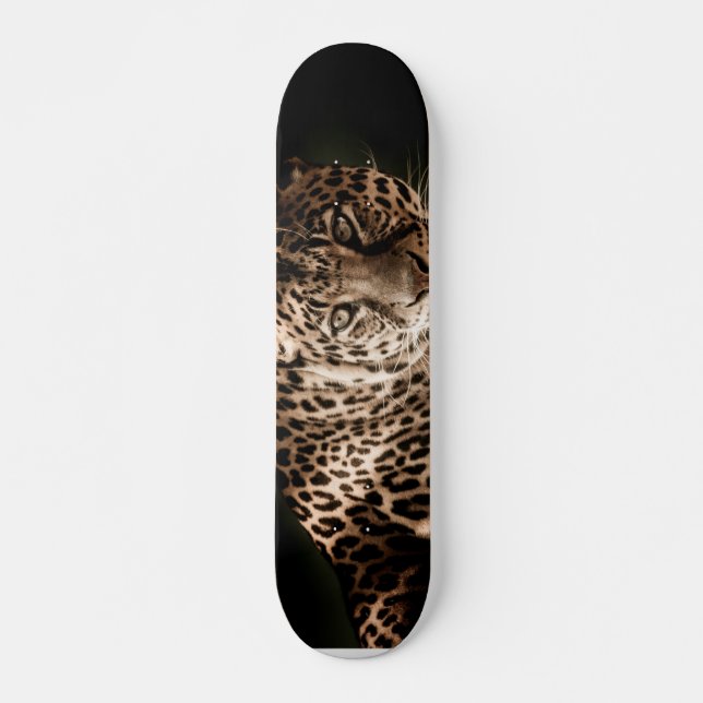 Leopard Mini Skateboard Bräda 18,5 Cm (Framsida)