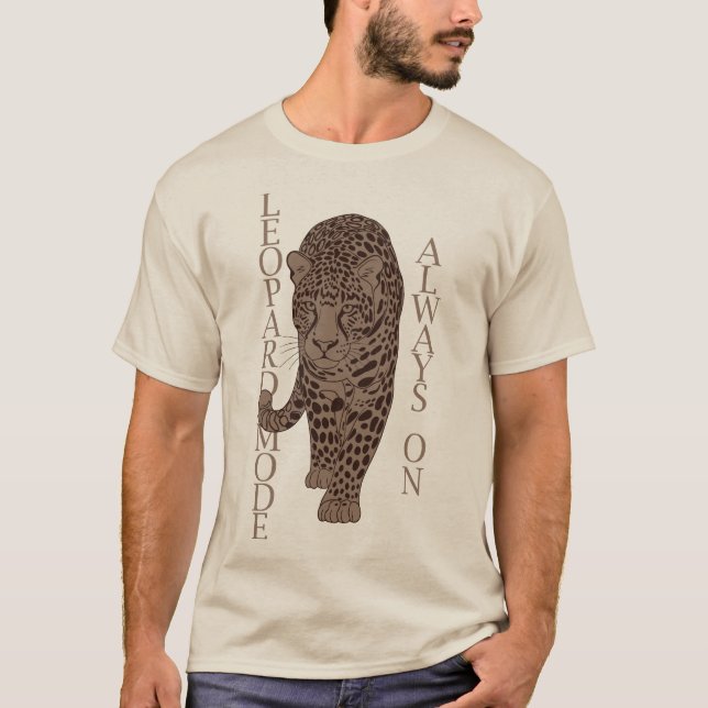 Leopard Mode: Alltid På T Shirt (Framsida)
