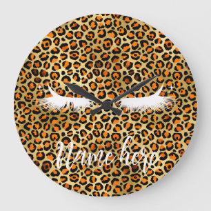 leopard,mode Stylist, salon i stor klocka
