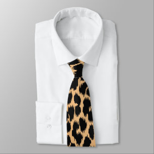 Leopard Mönster Animal Print Neck Tie Slips
