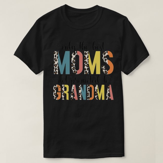 Leopard Mönster är bara det bästa Mammorna som frä T Shirt (Design framsida)