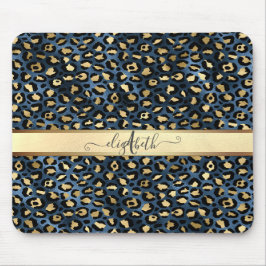 Leopard Mönster Black Bronze Monogram Musmatta